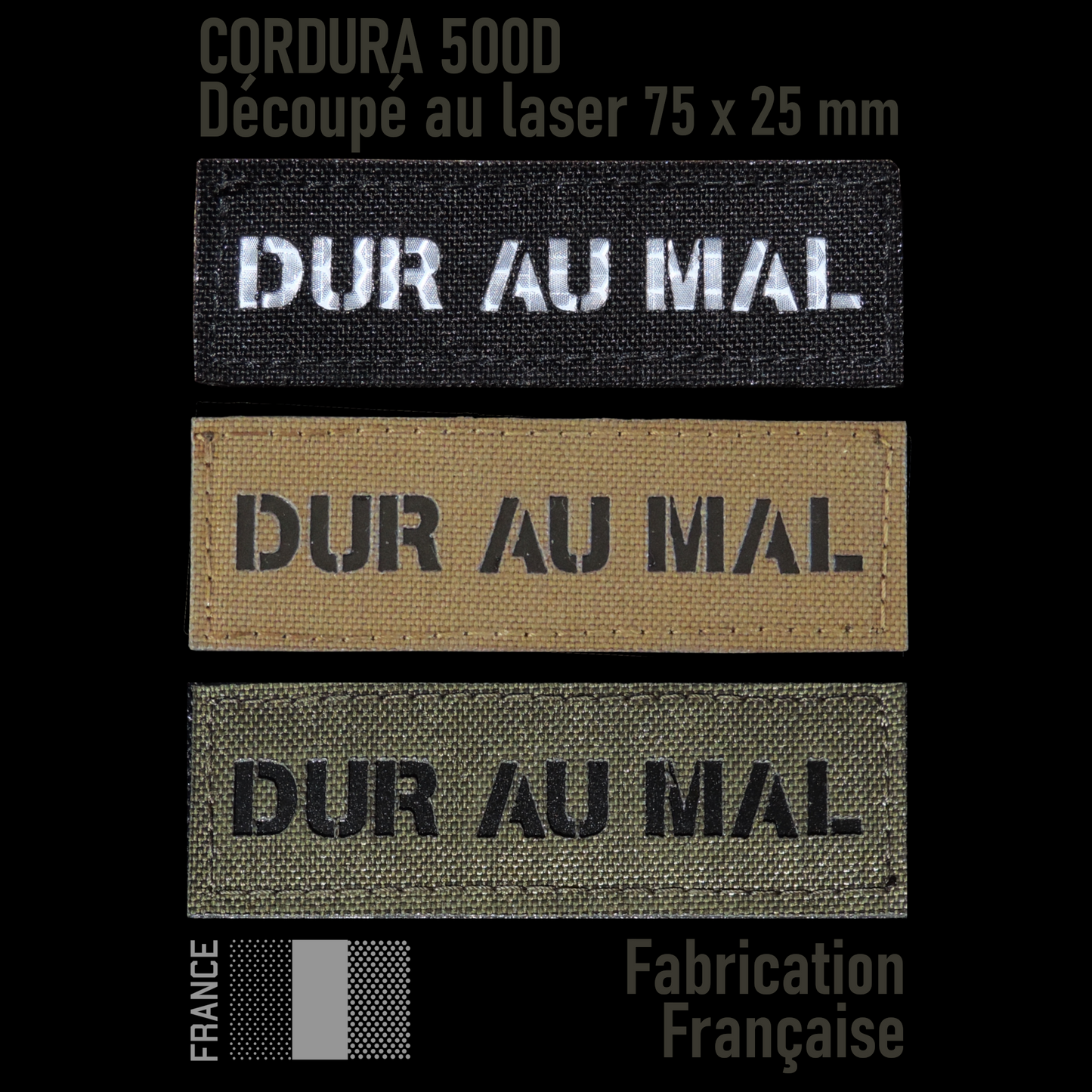 ECUSSON CORDURA DUR AU MAL